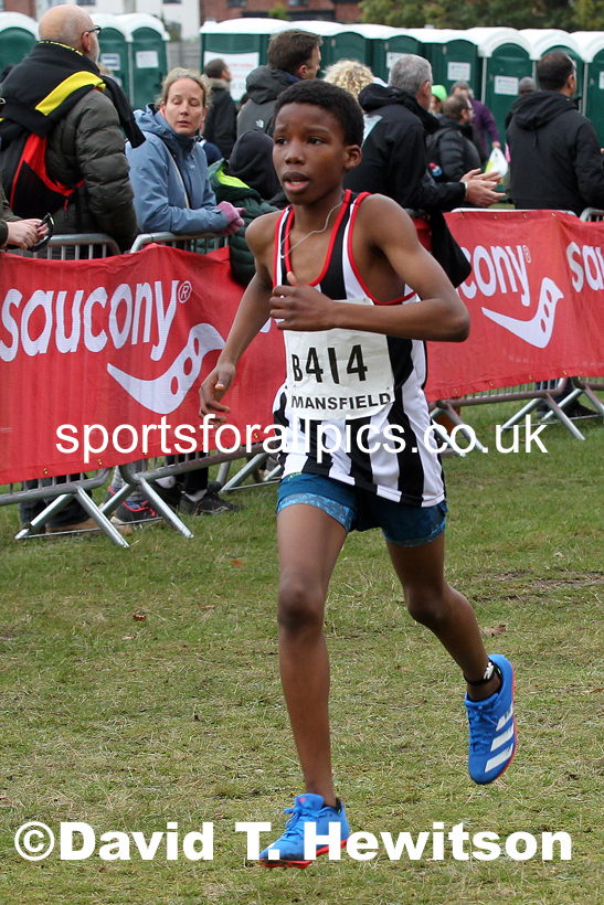 Boys under-13s 2021 National Cross Country Relays, Berry Hill Park, Mansfield. Photo: David T. Hewitson/Sports for All Pics
